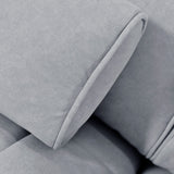 Home Collective Ecksofa Sofa Couch Wohnlandschaft ausziehbar inkl. Bettkasten Schlafsofa Gästebett 260x165 cm | weicher Velours & Easy Clean | Wohnzimmer Sofa L-Form | inkl. Kissen