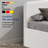 Home Collective Polsterbett Doppelbett Bett mit verstellbarem Lattenrost & Stauraum, viele Größen verfügbar Kordstoff