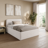 Home Collective Polsterbett Doppelbett Bett mit verstellbarem Lattenrost & Stauraum, viele Größen verfügbar Kordstoff