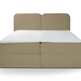 Home Collective Boxspringbett mit Bettkasten und Topper Boxspringbett mit Bettkasten mit Bonell-Matratze Amari-Polsterstoff, seitlich aufklappbar, HR-Schaum-Kopfteil