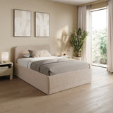 Home Collective Polsterbett Bett Doppelbett mit Bettkasten Lattenrost Kopfteil 86 cm | Micro-Velours Bezug | verstellbarer Lattenrost | Made in Germany