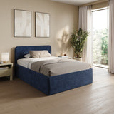 Home Collective Polsterbett Bett Doppelbett mit Bettkasten Lattenrost Kopfteil 86 cm | Micro-Velours Bezug | verstellbarer Lattenrost | Made in Germany