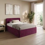 Home Collective Polsterbett Bett Doppelbett mit Bettkasten Lattenrost Kopfteil 86 cm | Micro-Velours Bezug | verstellbarer Lattenrost | Made in Germany