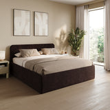 Home Collective Polsterbett Bett Doppelbett mit Bettkasten Lattenrost Kopfteil 86 cm | Micro-Velours Bezug | verstellbarer Lattenrost | Made in Germany