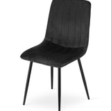 Ensemble de 1, 2 ou 4 chaises tapissées, chaises de salle à manger, chaises de salon, tapissées, disponible en plusieurs coloris