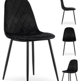 4er Set Polsterstuhl Esszimmerstuhl Stuhl Wohnzimmerstuhl Polster, 4x verschiedene Farben
