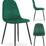 4er Set Polsterstuhl Esszimmerstuhl Stuhl Wohnzimmerstuhl Polster, 4x verschiedene Farben
