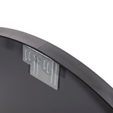 Miroir 60x60 | 70x70 | 80x80 cm mural rond avec cadre en métal noir ou or | en 3 tailles pour la salle de bain, le couloir, le salon, la salle à manger ou le miroir de maquillage
