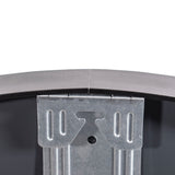 Miroir 60x60 | 70x70 | 80x80 cm mural rond avec cadre en métal noir ou or | en 3 tailles pour la salle de bain, le couloir, le salon, la salle à manger ou le miroir de maquillage