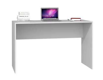 Schreibtisch Arbeitstisch Bürotisch PC-Tisch weiß 120cm Breite 76cm Höhe Links/Rechts Holz-Werkstoff