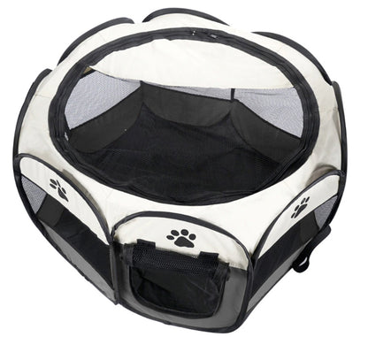 Parc pour animaux de compagnie pliable, Portable, respirant, avec fenêtre en maille, pour intérieur et extérieur, parc pour chiots