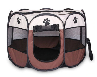 Parc pour animaux de compagnie pliable, Portable, respirant, avec fenêtre en maille, pour intérieur et extérieur, parc pour chiots