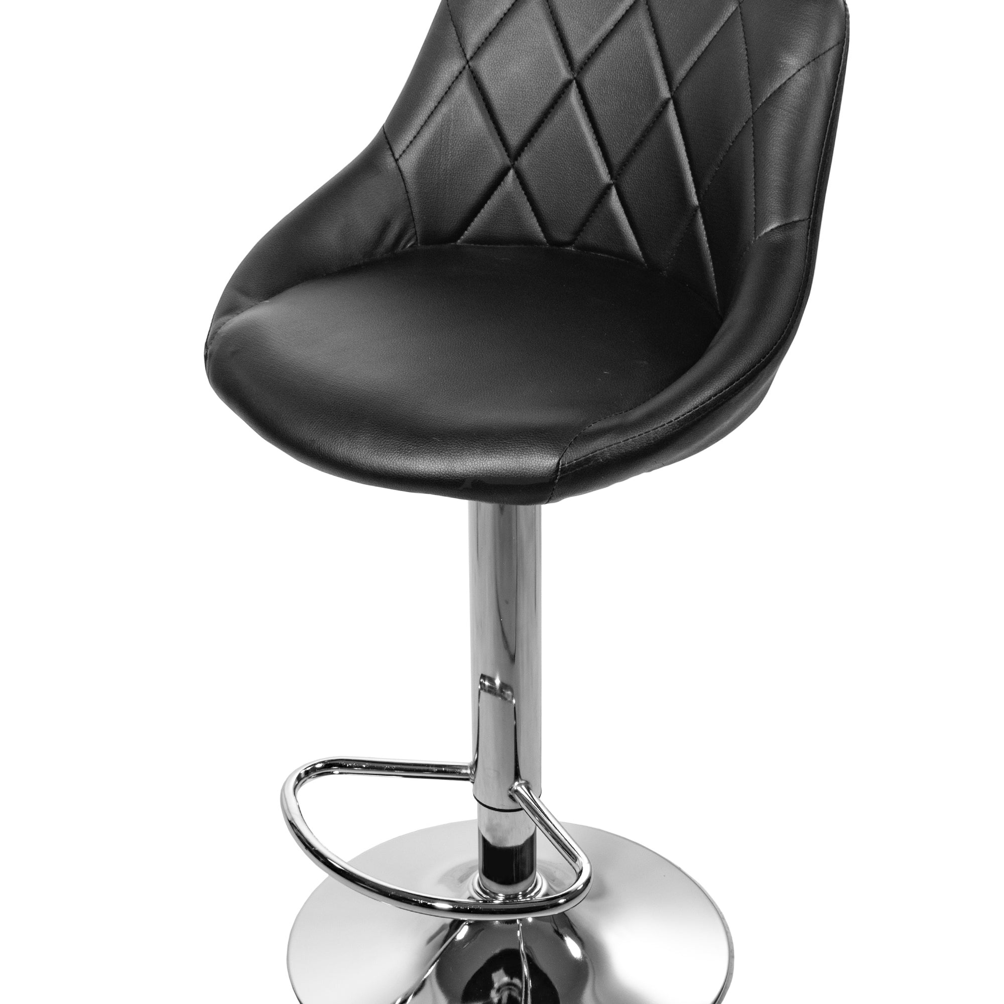 Tabouret de bar tabouret de cuisine avec dossier, repose-pieds, réglable en hauteur, chaise pivotante à 360°, tabouret de comptoir, chaise de bar, capacité de charge de 120 kg, velours ou simili cuir