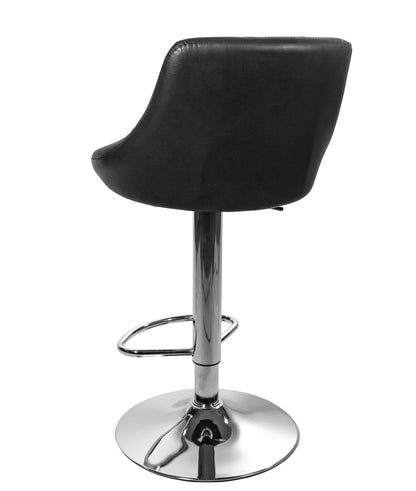 Tabouret de bar tabouret de cuisine avec dossier, repose-pieds, réglable en hauteur, chaise pivotante à 360°, tabouret de comptoir, chaise de bar, capacité de charge de 120 kg, velours ou simili cuir