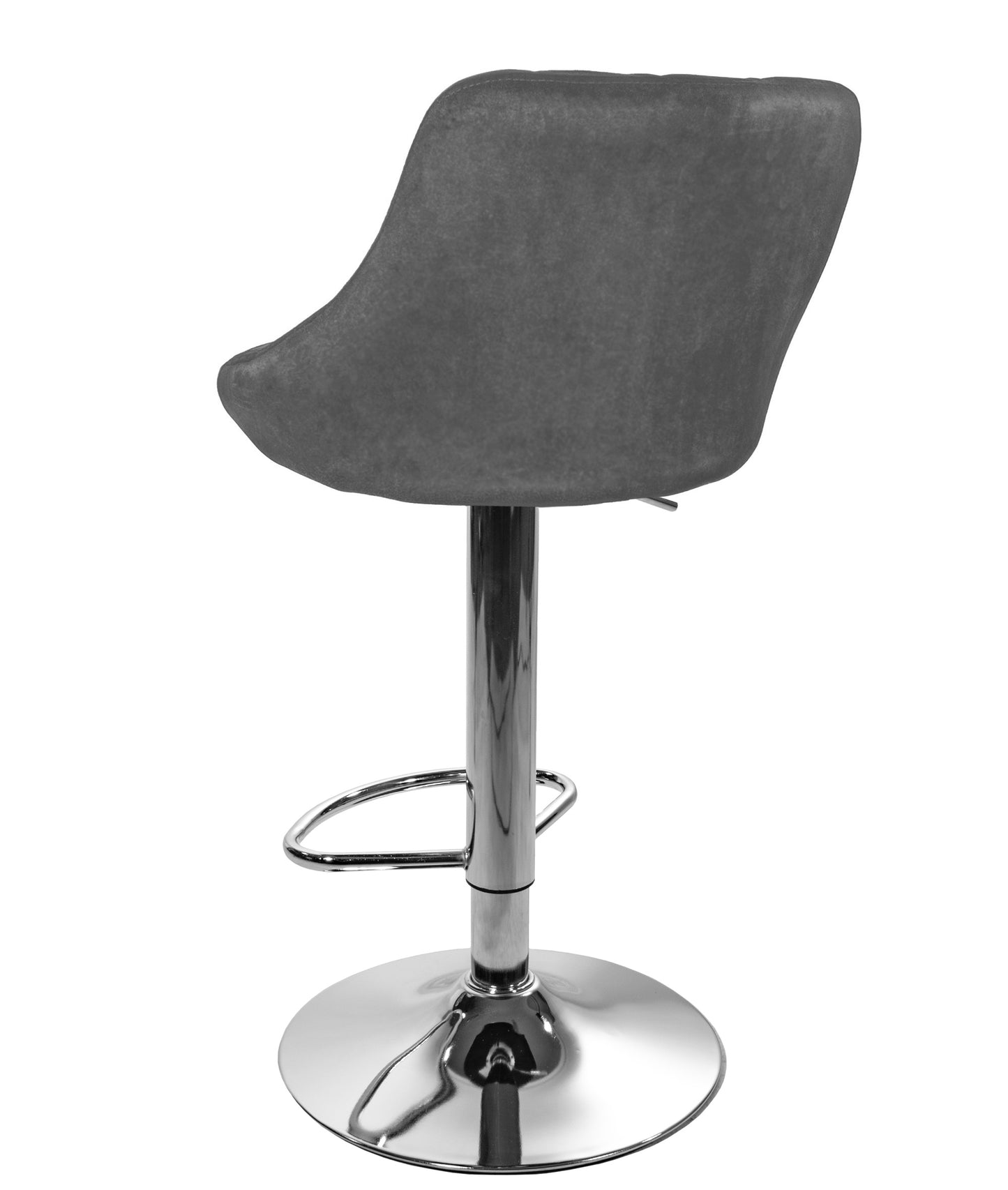 Tabouret de bar tabouret de cuisine avec dossier, repose-pieds, réglable en hauteur, chaise pivotante à 360°, tabouret de comptoir, chaise de bar, capacité de charge de 120 kg, velours ou simili cuir