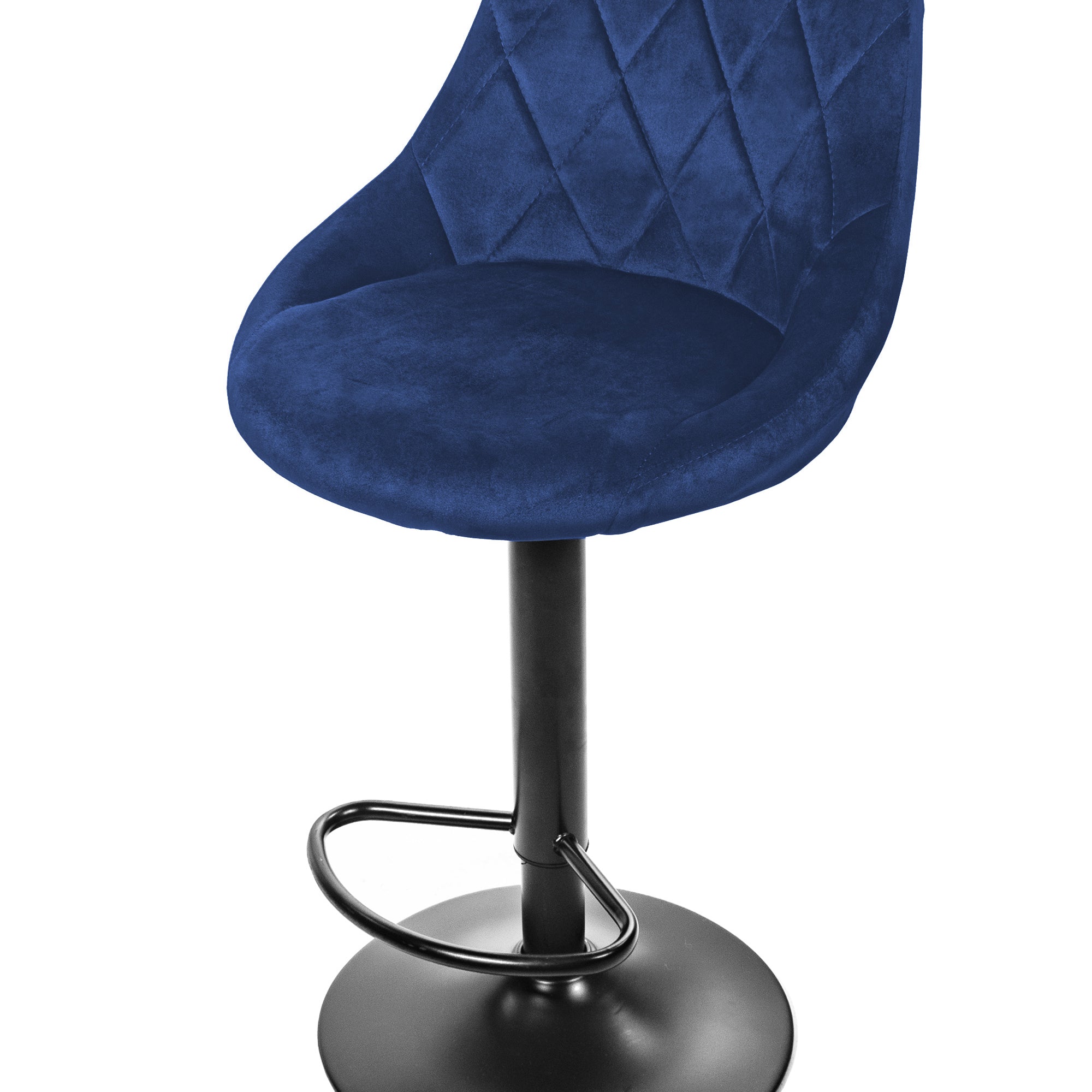 Tabouret de bar tabouret de cuisine avec dossier, repose-pieds, réglable en hauteur, chaise pivotante à 360°, tabouret de comptoir, chaise de bar, capacité de charge de 120 kg, velours ou simili cuir