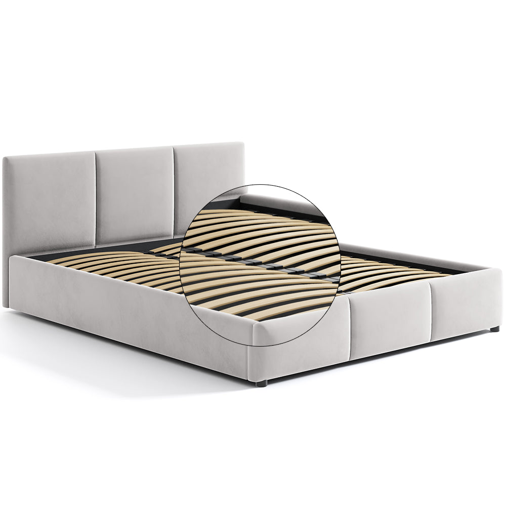 Shops DESIGN DOPPEL BETT LATTENROST METALRAHMEN STAURAUM NEU!