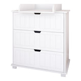 Table à langer table à langer commode à langer amovible avec 3 tiroirs en blanc Fabriqué en Europe