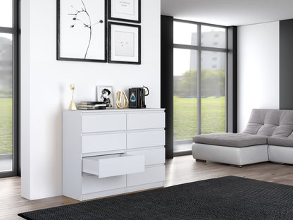 Kommode weiß, Schlafzimmer Flur, Schrank, Sideboard, Highboard mit Schubladen