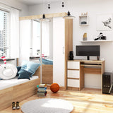 Computertisch, Bürotisch, mit ausziehbarer Tastaturablage, 90 x 50 x 77 cm, 16 mm dicke, abriebfeste Laminatplatte mit ABS-Kante