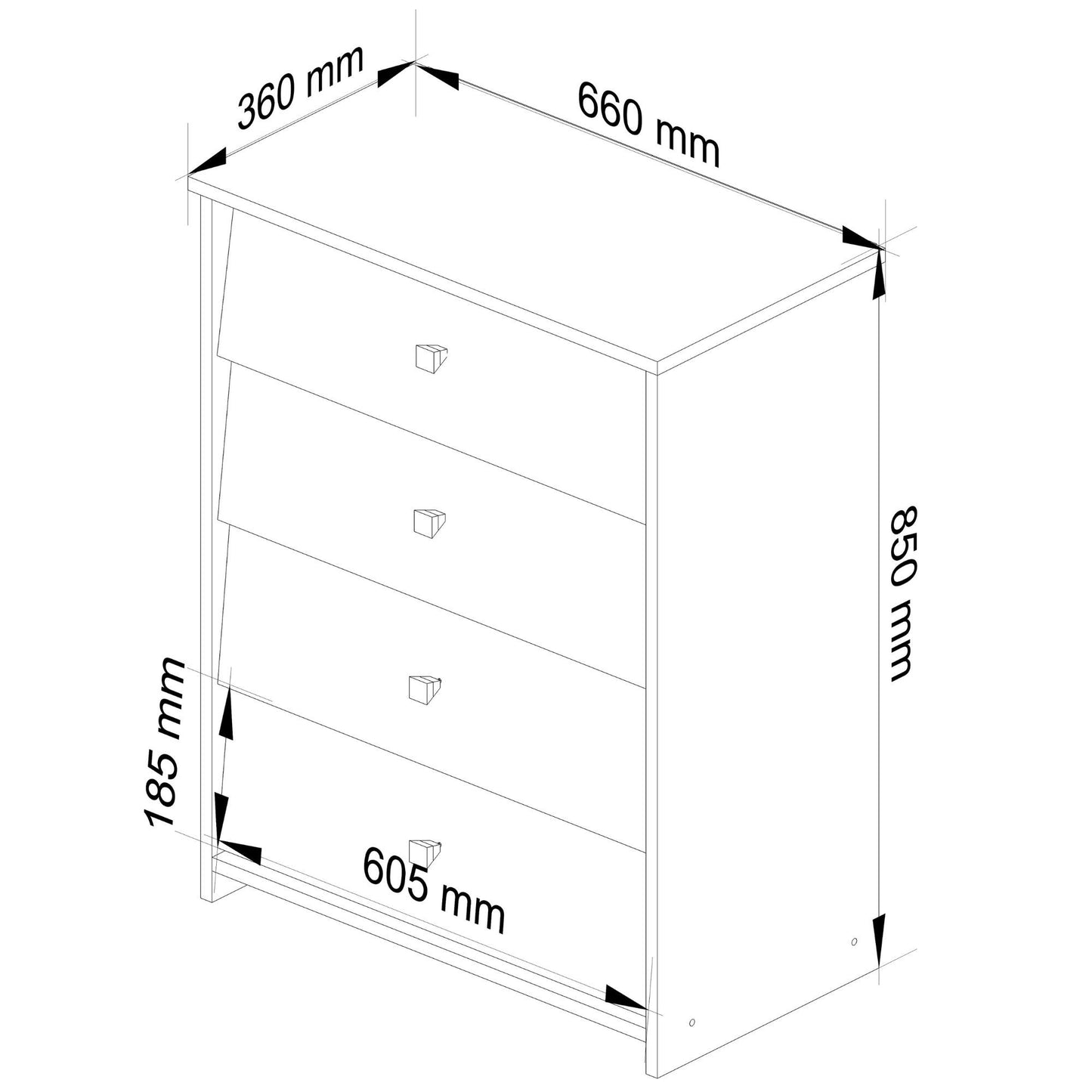 Schuhschrank in weiß mit vier Flügeltüren, Elegant, Flur, Schlafzimmer, Schuhregal, Schuh Schrank