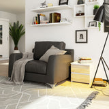 Commode avec deux tiroirs de 40 cm de hauteur et 40 cm de largeur, séjour, chambre, couloir, placard, buffet, buffet haut, beaucoup d'espace de rangement.