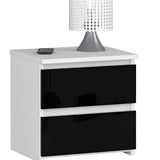 Commode avec deux tiroirs de 40 cm de hauteur et 40 cm de largeur, séjour, chambre, couloir, placard, buffet, buffet haut, beaucoup d'espace de rangement.