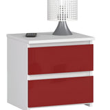 Commode avec deux tiroirs de 40 cm de hauteur et 40 cm de largeur, séjour, chambre, couloir, placard, buffet, buffet haut, beaucoup d'espace de rangement.