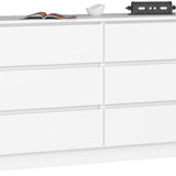 Kommode 140cm breit, Schlafzimmer und Wohnzimmer, vielseitig einsetzbar für Flur und Kinderzimmer
