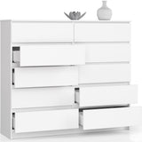 Kommode 140cm breit, Schlafzimmer und Wohnzimmer, vielseitig einsetzbar für Flur und Kinderzimmer