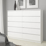 Kommode 140cm breit, Schlafzimmer und Wohnzimmer, vielseitig einsetzbar für Flur und Kinderzimmer