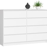 Kommode 140cm breit, Schlafzimmer und Wohnzimmer, vielseitig einsetzbar für Flur und Kinderzimmer