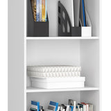 Schrank Büroregal Bücherregal Regal weiß 60cm breit 180cm hoch