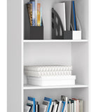 Schrank Büroregal Bücherregal Regal weiß 60cm breit 180cm hoch