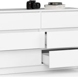Kommode 120cm breit mit 4, 6, 8, 10 Schubladen, Schlafzimmer und Wohnzimmer, vielseitig einsetzbar für Flur und Kinderzimmer