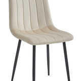 Ensemble de 1, 2 ou 4 chaises tapissées, chaises de salle à manger, chaises de salon, tapissées, disponible en plusieurs coloris