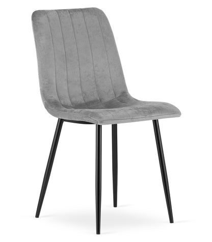 Ensemble de 1, 2 ou 4 chaises tapissées, chaises de salle à manger, chaises de salon, tapissées, disponible en plusieurs coloris