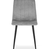 Ensemble de 1, 2 ou 4 chaises tapissées, chaises de salle à manger, chaises de salon, tapissées, disponible en plusieurs coloris