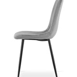 Ensemble de 1, 2 ou 4 chaises tapissées, chaises de salle à manger, chaises de salon, tapissées, disponible en plusieurs coloris