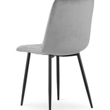 Ensemble de 1, 2 ou 4 chaises tapissées, chaises de salle à manger, chaises de salon, tapissées, disponible en plusieurs coloris