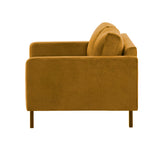 2-Sitzer, 3-Sitzer, Ecksofa Rechts oder Links, Couch, mit schwarzen Metallbeinen und modischem Veloursbezug