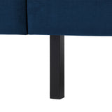 2-Sitzer, 3-Sitzer, Ecksofa Rechts oder Links, Couch, mit schwarzen Metallbeinen und modischem Veloursbezug