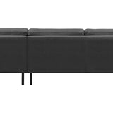2-Sitzer, 3-Sitzer, Ecksofa Rechts oder Links, Couch, mit schwarzen Metallbeinen und modischem Veloursbezug