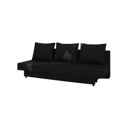 3-Sitzer Sofa Dreisitzer Schlafsofa, 3er Sofa mit 3 Dekokissen und Stauraum, umbaubar zum Bett Doppelbett