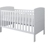 Lit bébé lit bébé 70x140 cm avec matelas convertible lit bébé réglable en hauteur | lit bébé blanc Made in Europe 140x70