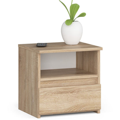 Kommode mit 1 Schublade Kommode Schlafzimmer Flur Wohnzimmer Organizer Kommode mit Schubladen 40 cm breit 40 cm hoch | Erle Holz Highboard Sideboard Mehrzweckschrank Schrank schmal