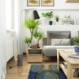 Commode avec 1 tiroir commode chambre couloir salon organisateur commode 40 cm de large 40 cm de haut | Buffet haut en bois d'aulne, meuble polyvalent étroit