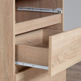 Commode avec deux tiroirs de 40 cm de hauteur et 40 cm de largeur, séjour, chambre, couloir, placard, buffet, buffet haut, beaucoup d'espace de rangement.