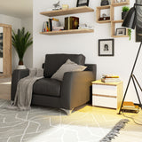 Commode avec deux tiroirs de 40 cm de hauteur et 40 cm de largeur, séjour, chambre, couloir, placard, buffet, buffet haut, beaucoup d'espace de rangement.