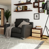 Commode avec deux tiroirs de 40 cm de hauteur et 40 cm de largeur, séjour, chambre, couloir, placard, buffet, buffet haut, beaucoup d'espace de rangement.